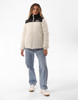 Beige / Black Russell Athletic Sierra Women Jackets | 01GISTCDW