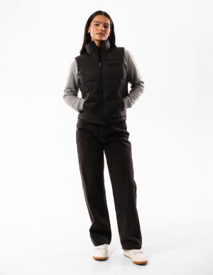 Black Russell Athletic Arlington Vest Women Jackets | 16LSMBAIR