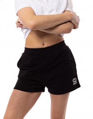 Black Russell Athletic Ivy Women Shorts | 49WBZUOCG