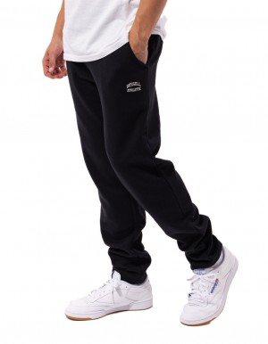 Black Russell Athletic Originals Open Leg Men Track pants | 82FSKTZUN