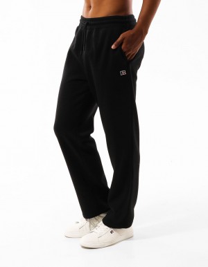 Black Russell Athletic Originals Straight Leg Men Track pants | 17FKQVWDH