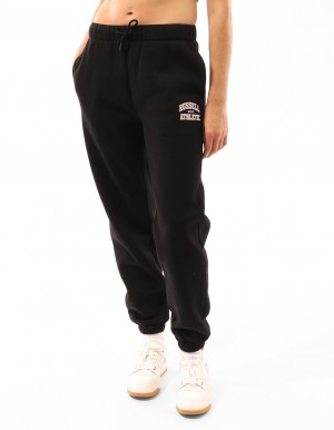 Black Russell Athletic Seattle Arch Baggy Women Track pants | 60CZYGKBQ