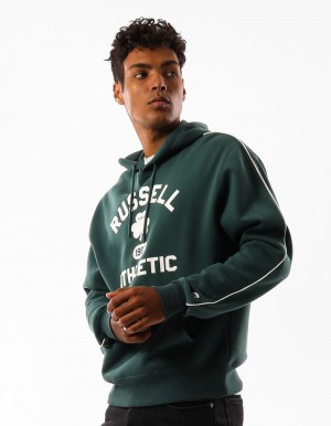 Green Russell Athletic Lexington Men Hoodie | 08RUNKCFX