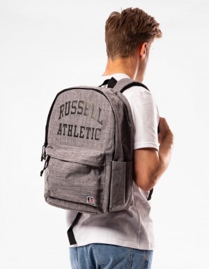 Grey Russell Athletic Arched Accessories Bags & Backpacks | 17EKYXDRB