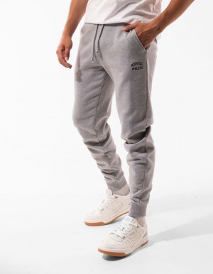 Grey Russell Athletic Originals Small Arch Cuff Men Track pants | 02QARFOHX