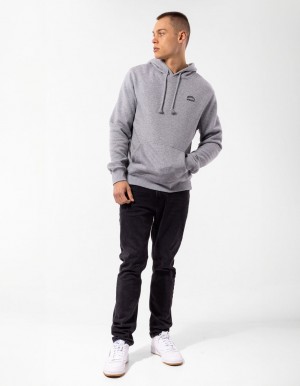 Grey Russell Athletic Originals Small Arch Men Hoodie | 78VNMXTUO