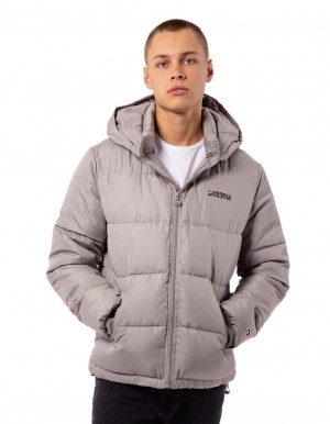 Light Grey Brown Russell Athletic Hamptonin Timber Men Jackets | 95CAQXJOK