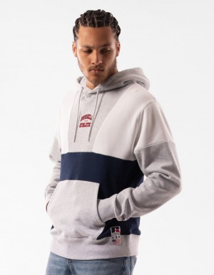 Light Grey Russell Athletic Hellcat Men Hoodie | 39FJZEIWX