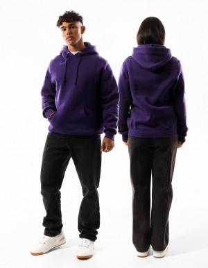 Purple Russell Athletic Unisex Dri Men Hoodie | 47QPRHIWZ