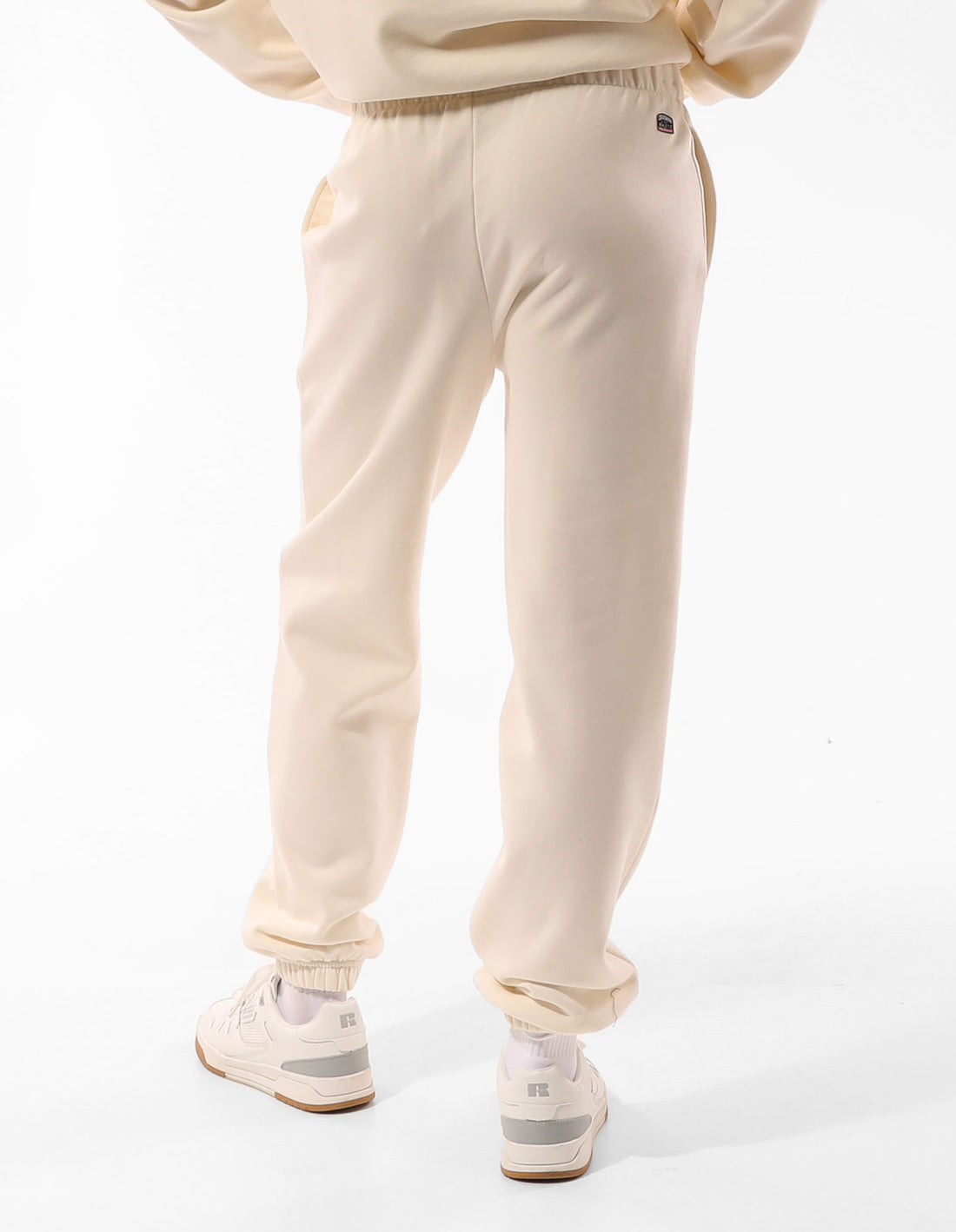 Beige Russell Athletic 1902 Baggy Women Track pants | 41NROADWX