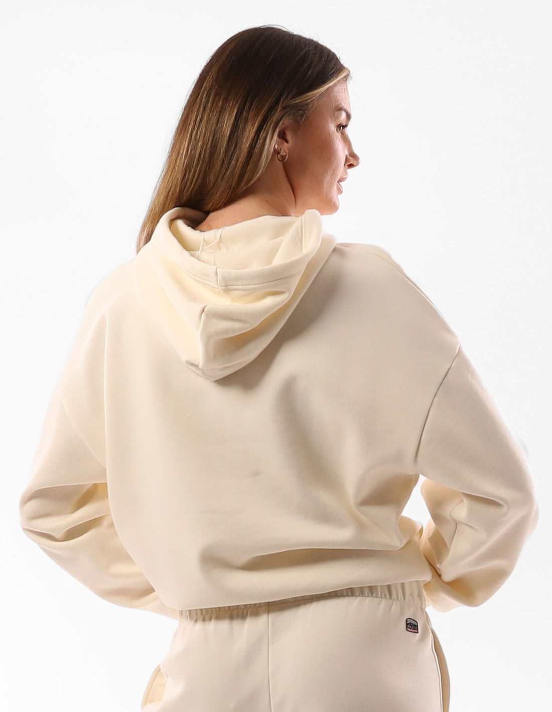 Beige Russell Athletic 1902 Oversized Women Hoodie | 62VAOBMRE