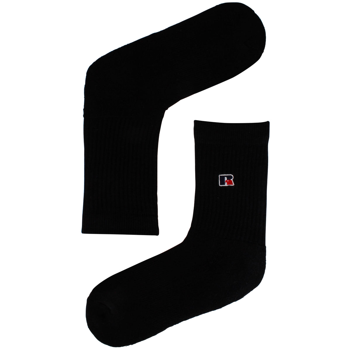 Black Russell Athletic Essential Singles Accessories Socks | 02QAWGIPV