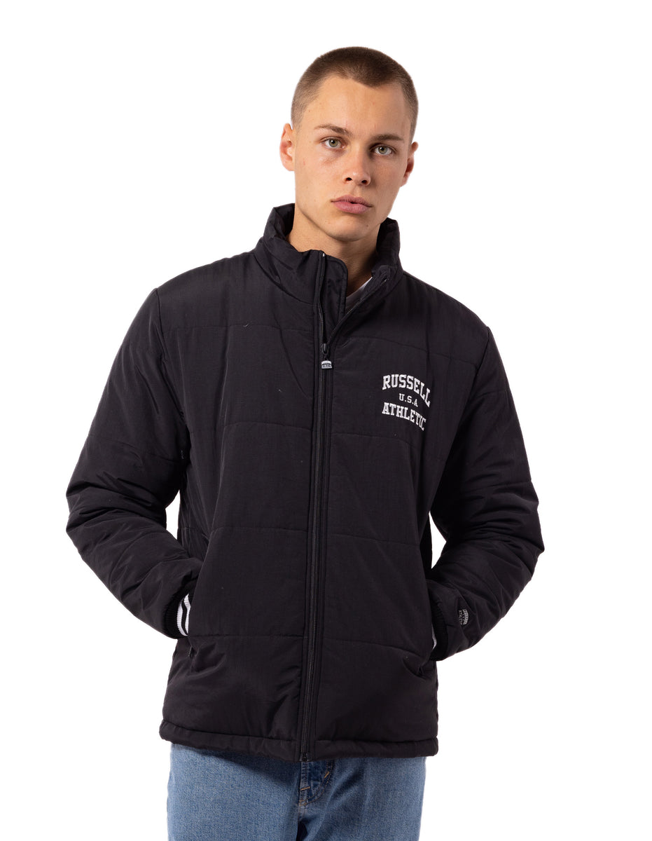 Black Russell Athletic Klute Men Puffers | 91XJBTWHR