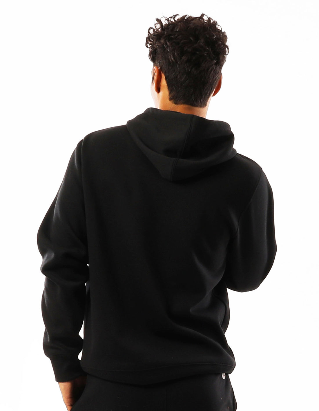 Black Russell Athletic Original Modern Logo Men Hoodie | 65HDKALXU