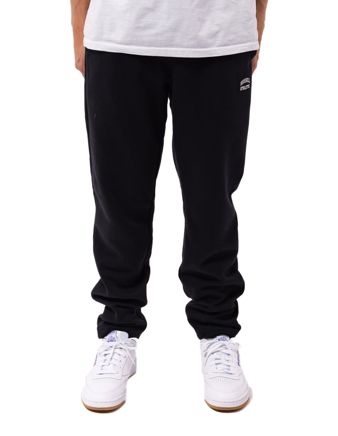 Black Russell Athletic Originals Open Leg Men Track pants | 82FSKTZUN