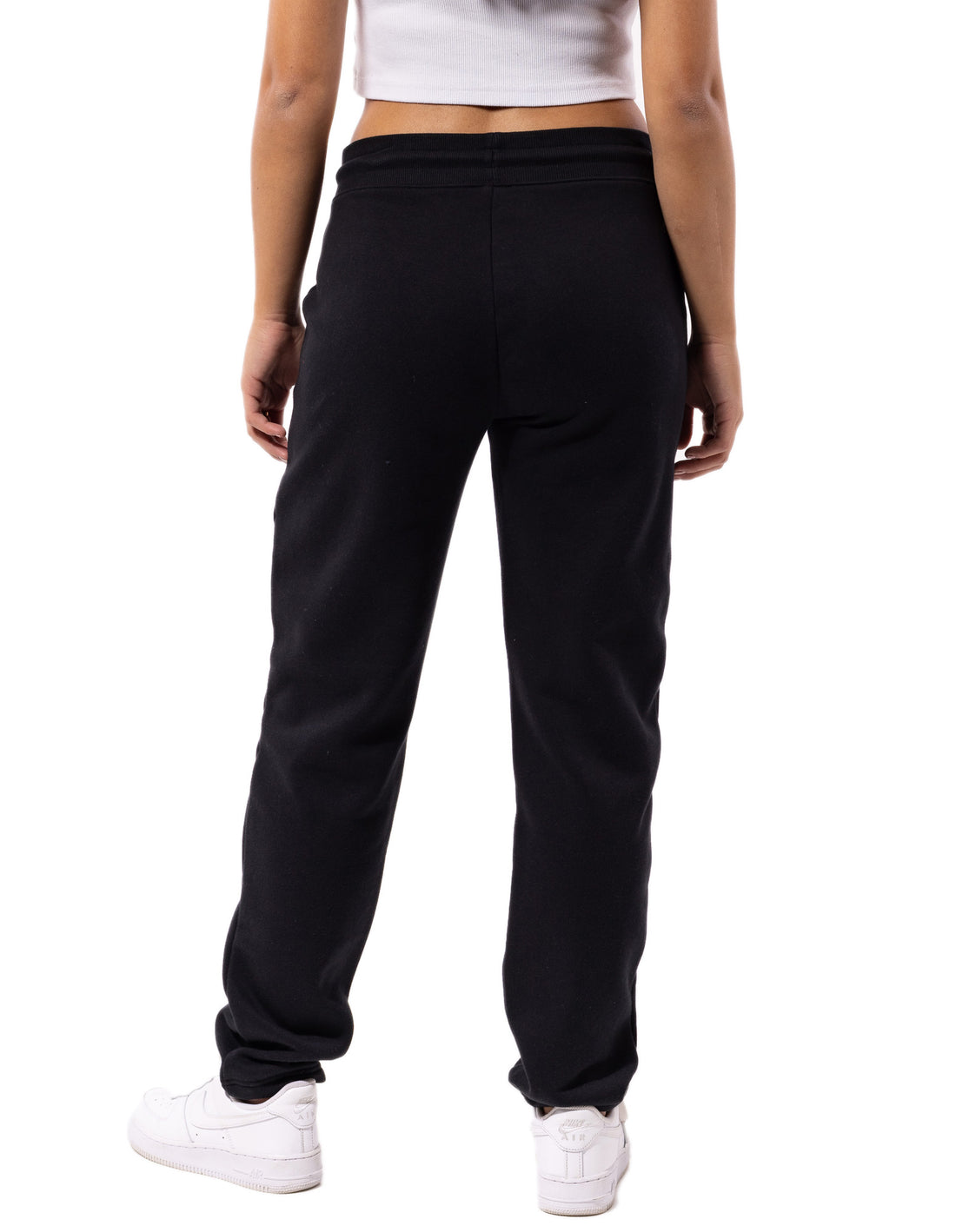 Black Russell Athletic Originals Small Arch Open Leg Women Track pants | 06MIEPFQO