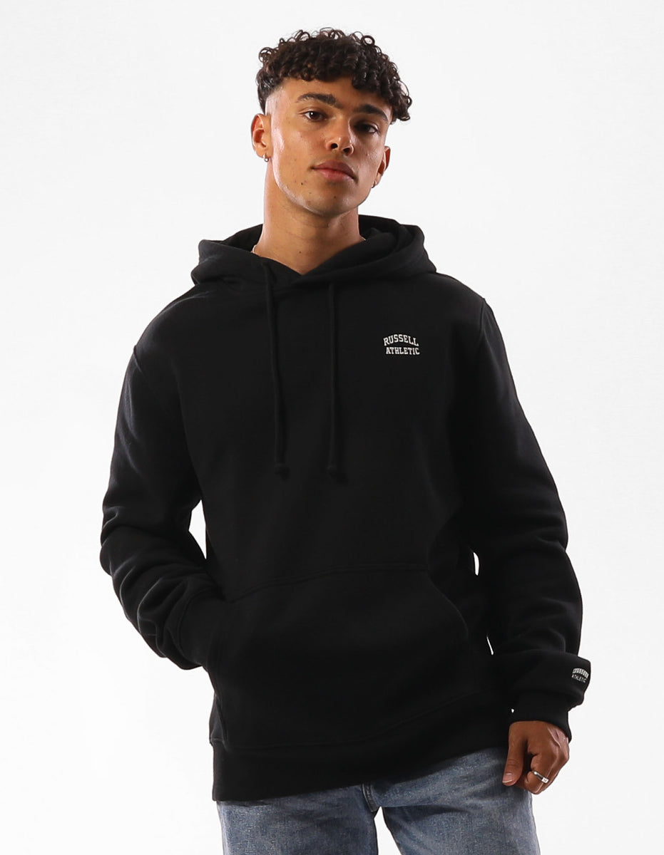 Black Russell Athletic Originals Small Arch Men Hoodie | 96ZYLXQSM