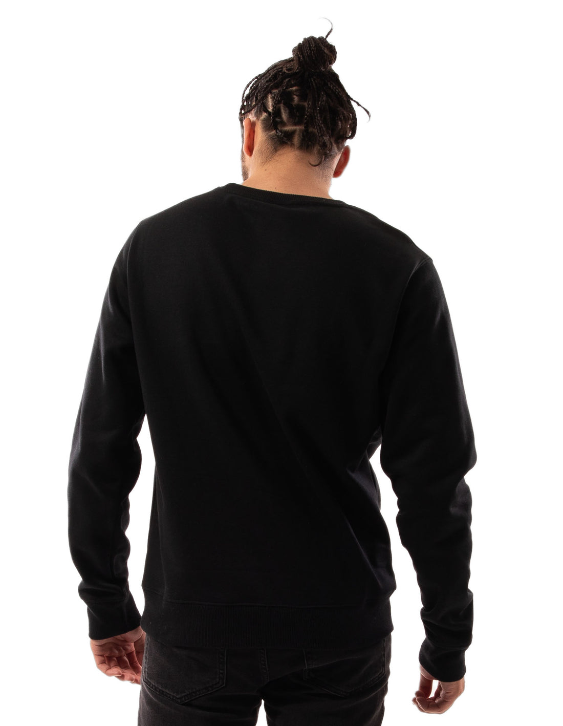 Black Russell Athletic Originals Small Arch Men Crew Neck Sweaters | 29OIEGDTP