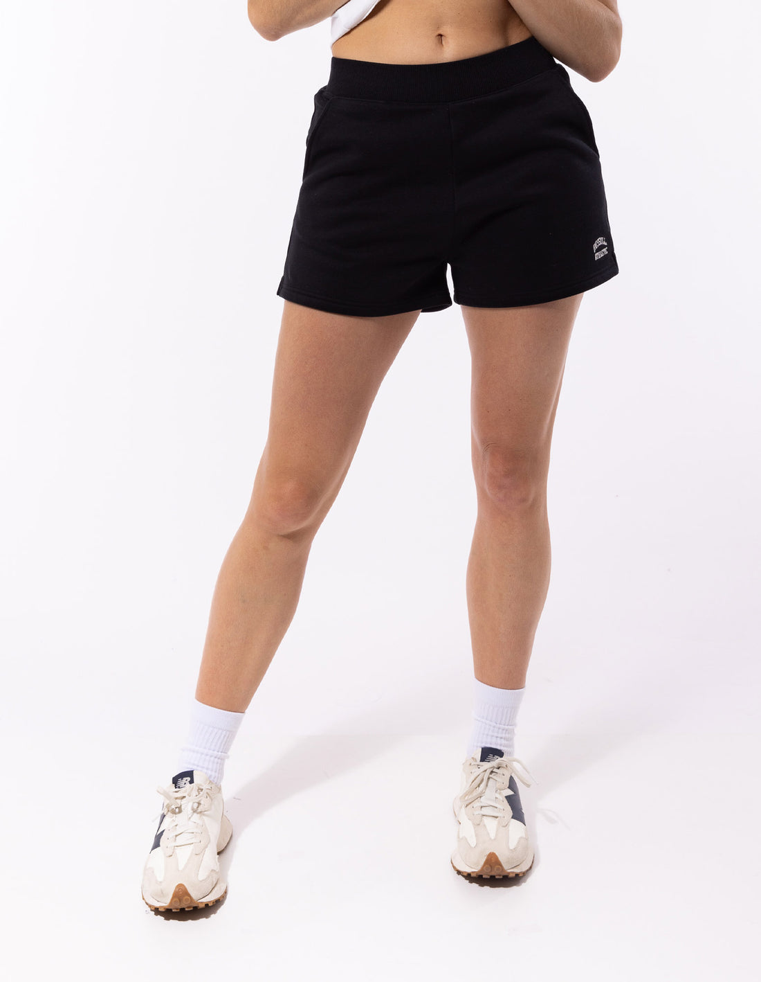 Black Russell Athletic Originals Women Shorts | 69ACOIJNK