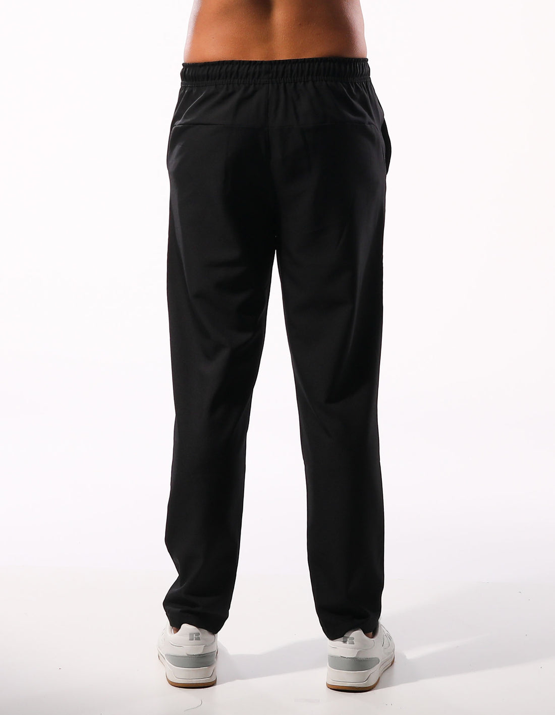 Black Russell Athletic R Logo Active Stretch Men Track pants | 91PKQCEIO