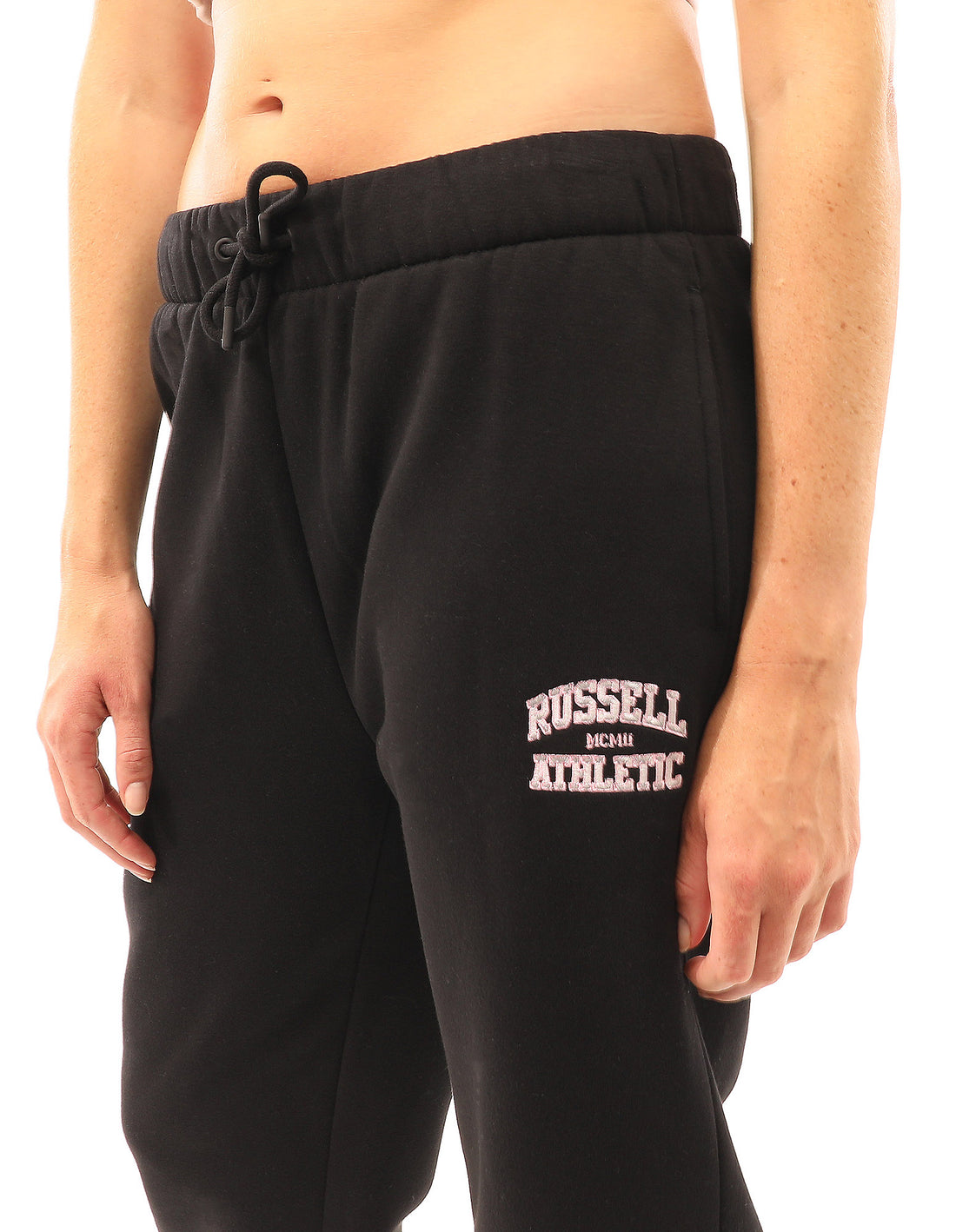 Black Russell Athletic Seattle Arch Baggy Women Track pants | 60CZYGKBQ