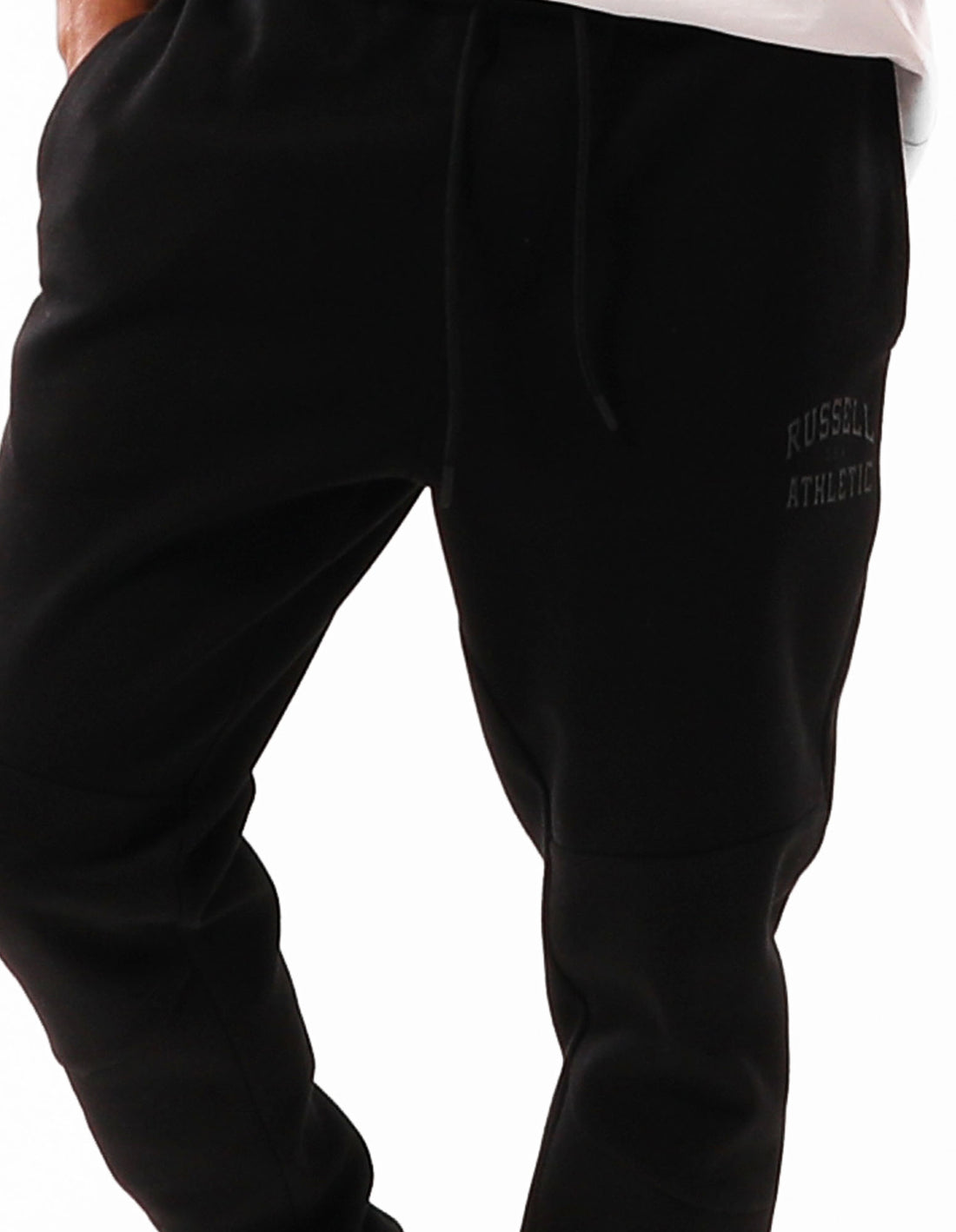 Black Russell Athletic Sirocco Men Track pants | 04XEQDSLW