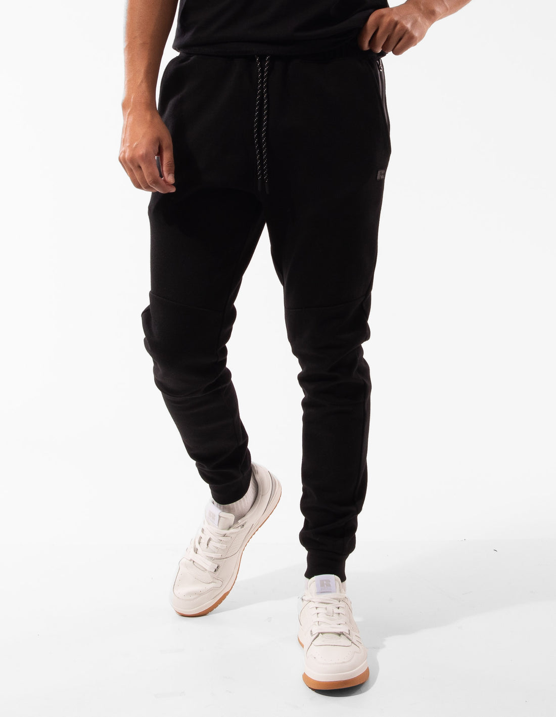 Black Russell Athletic Typhoon Men Track pants | 78JFTHMPY