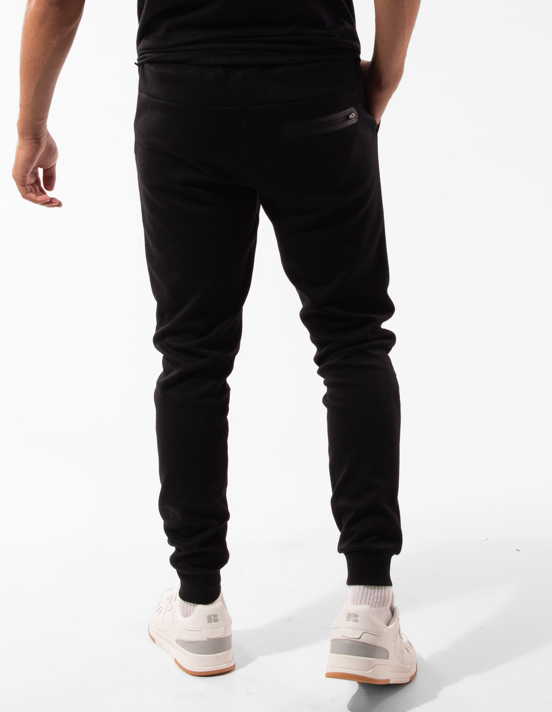 Black Russell Athletic Typhoon Men Track pants | 78JFTHMPY