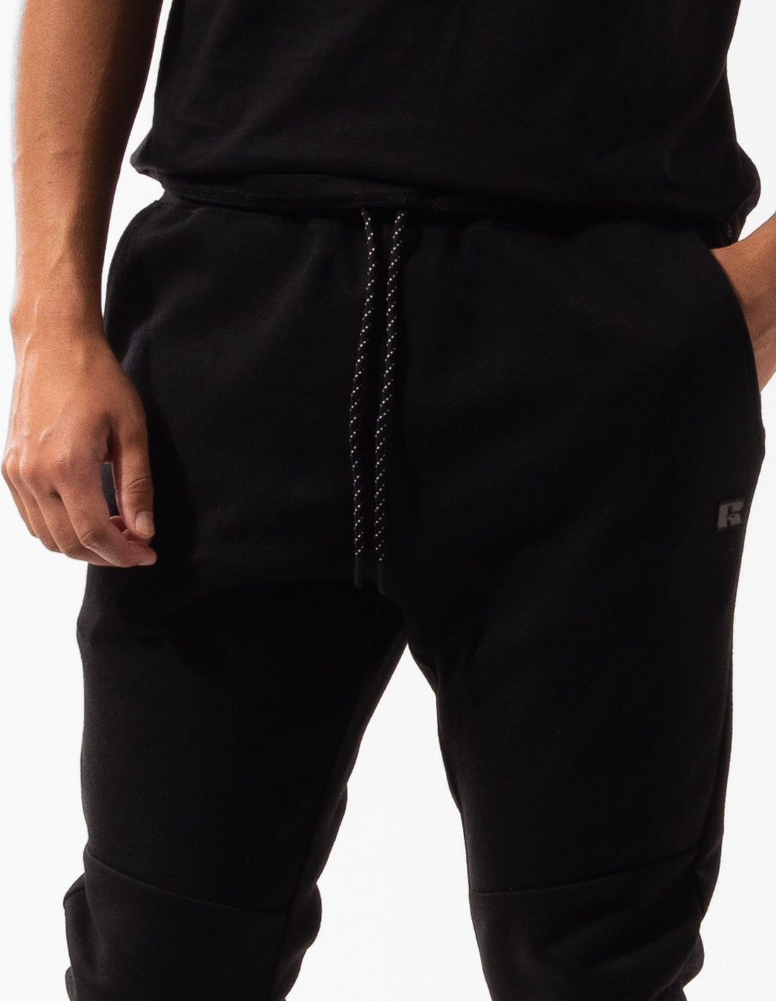 Black Russell Athletic Typhoon Men Track pants | 78JFTHMPY