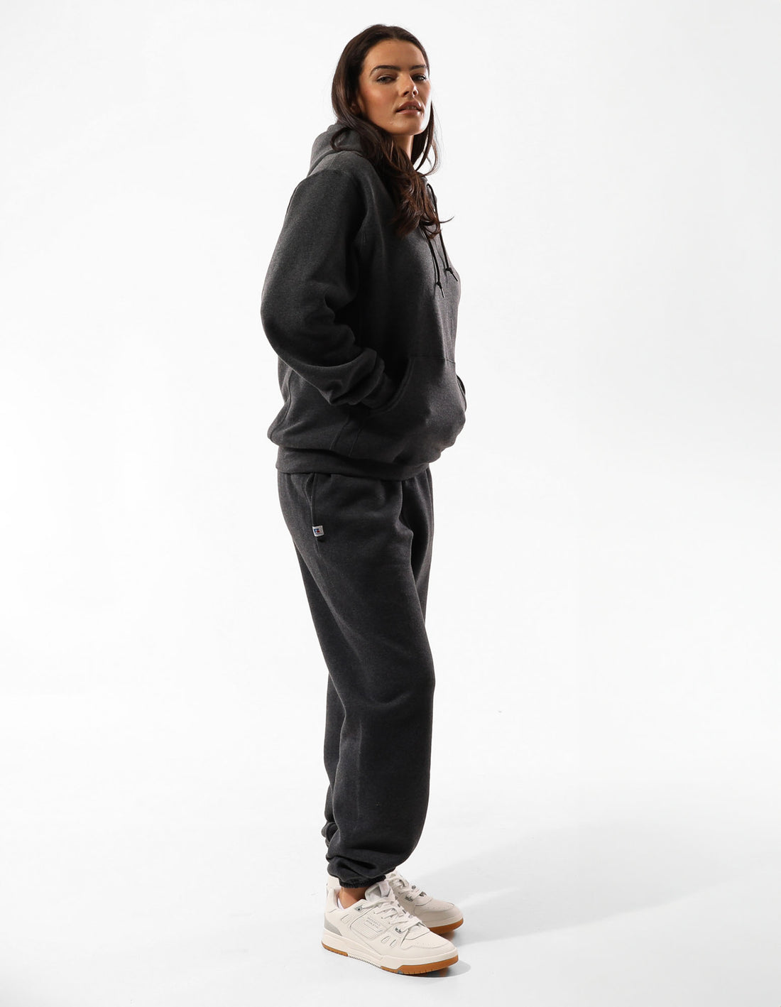 Black Russell Athletic Unisex Dri Women Hoodie | 75PADWEBN