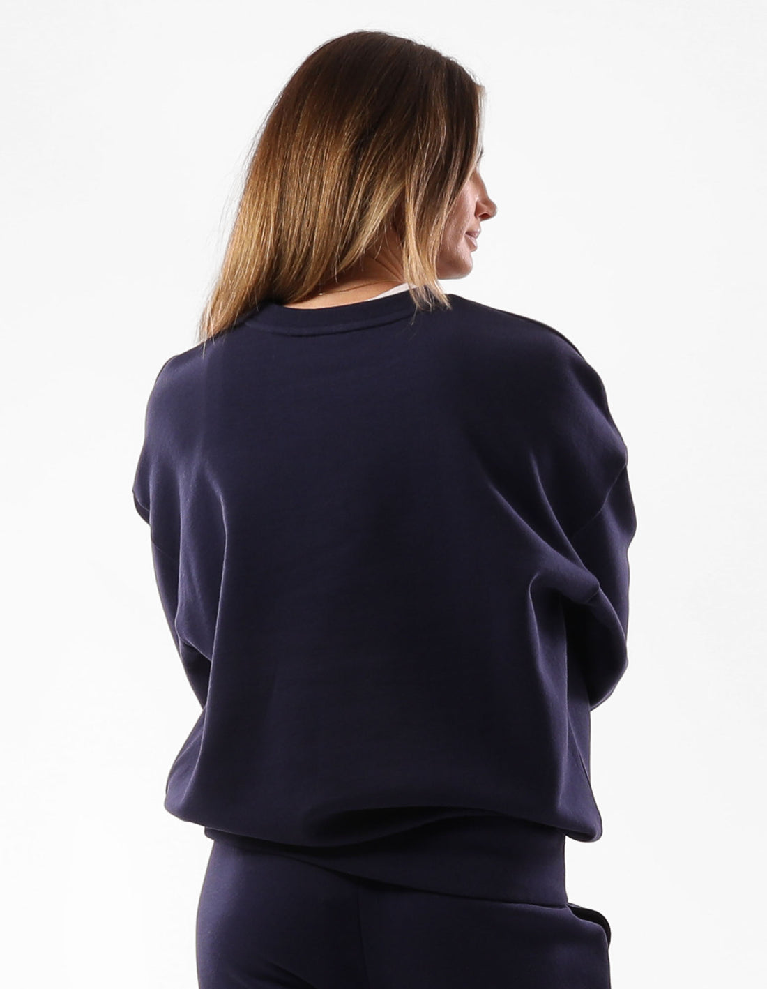 Blue Russell Athletic 1902 Oversized Women Crew Neck Sweaters | 60JUNVGKP