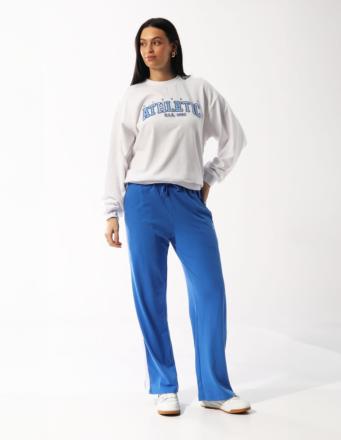 Blue Russell Athletic Alabama Open Leg Women Track pants | 70XUWEYDS