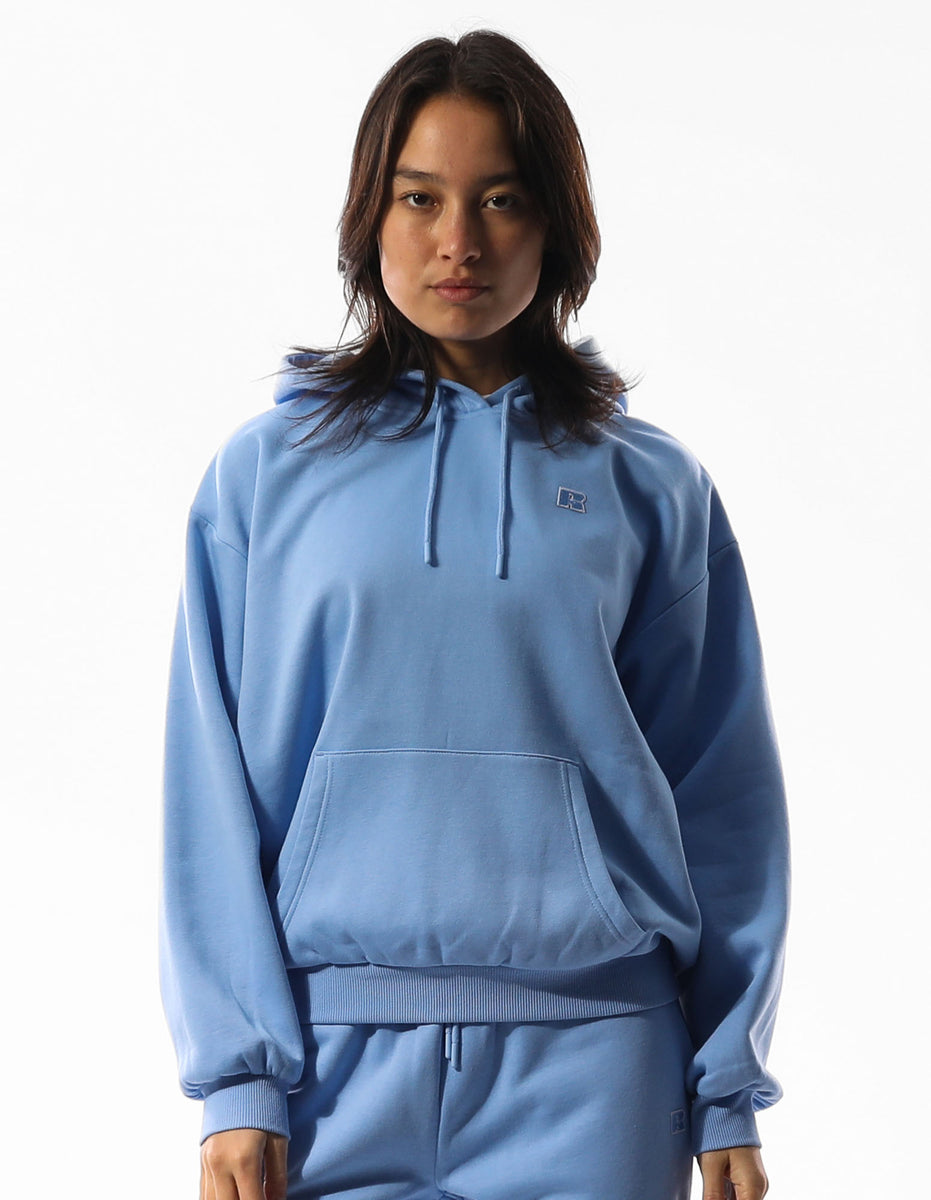 Blue Russell Athletic R Logo Women Hoodie | 65OPIEBAL