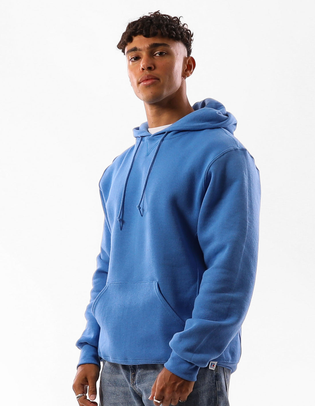 Blue Russell Athletic Unisex Dri Men Hoodie | 78DATIVMK