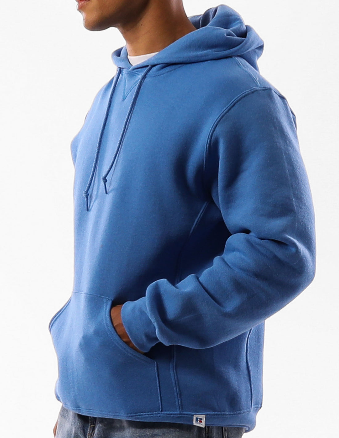 Blue Russell Athletic Unisex Dri Men Hoodie | 78DATIVMK