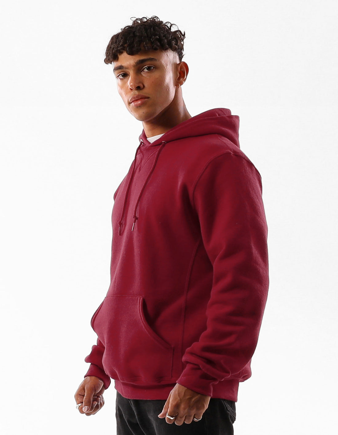 Burgundy Russell Athletic Unisex Dri Men Hoodie | 59LAGOUTJ