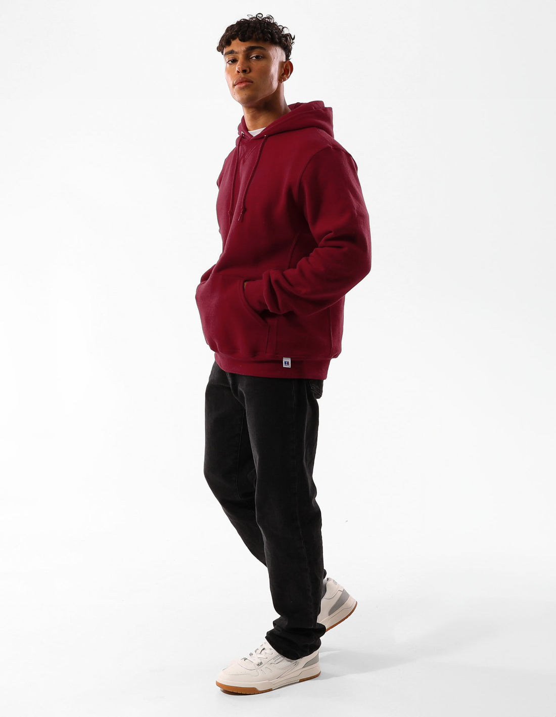 Burgundy Russell Athletic Unisex Dri Men Hoodie | 59LAGOUTJ