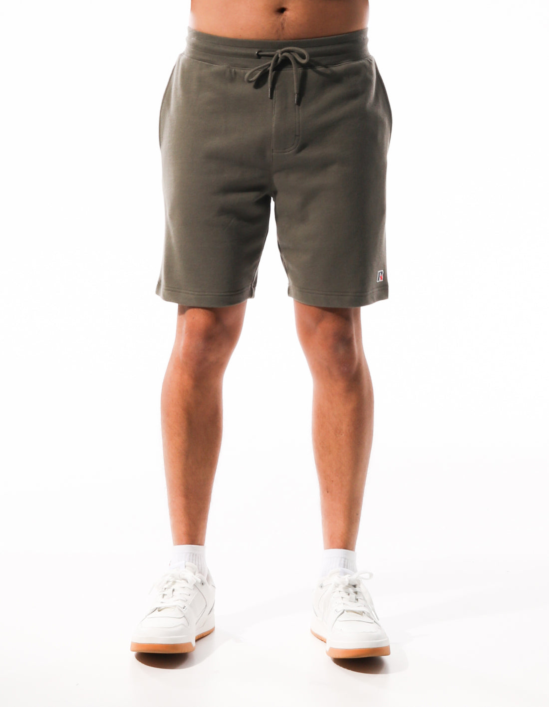 Dark Brown Russell Athletic R Logo Redeemer Men Shorts | 74UTMAHBW