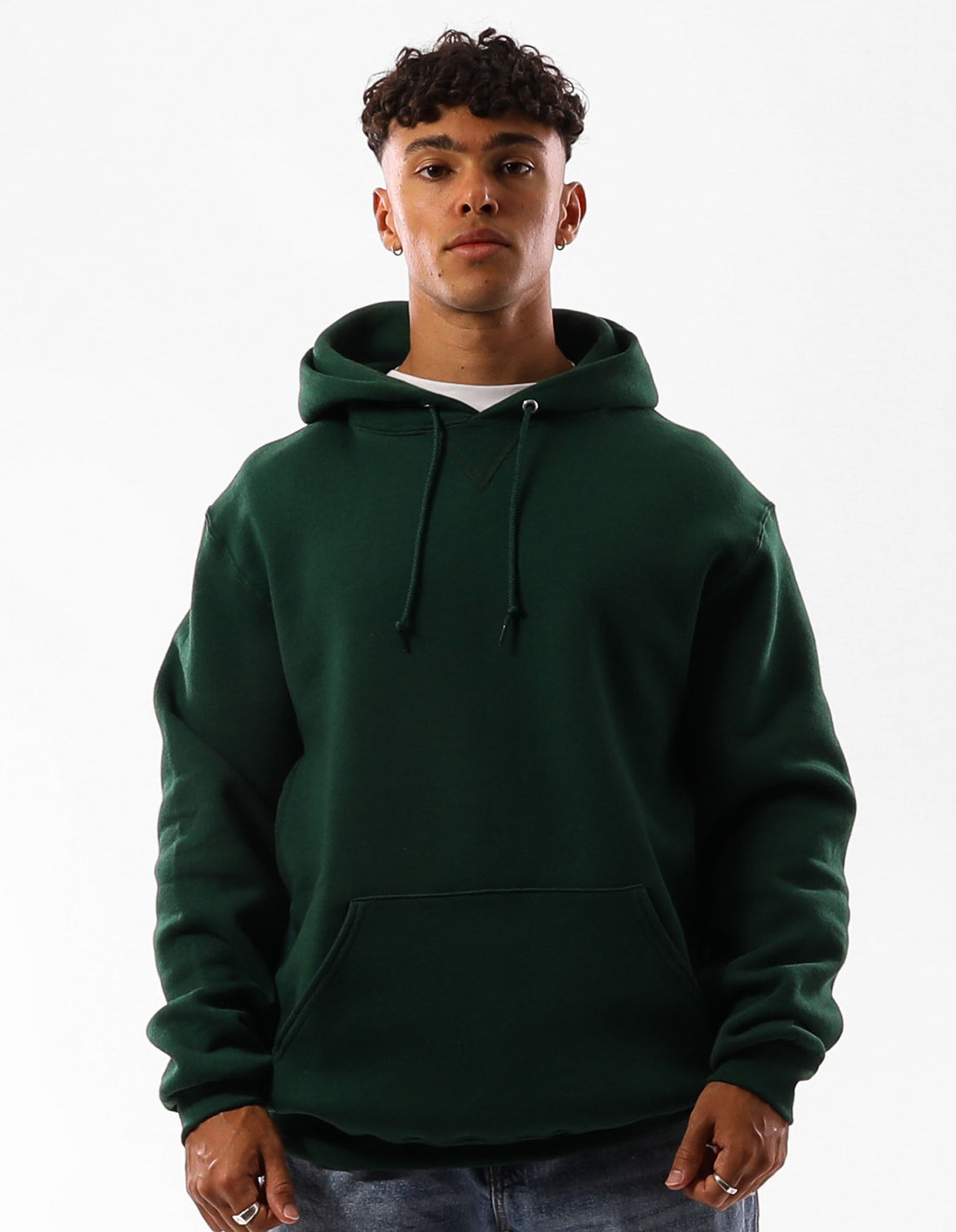 Dark Green Russell Athletic Unisex Dri Men Hoodie | 31ZXYNPSM