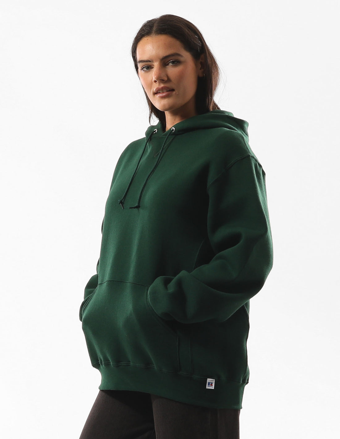 Dark Green Russell Athletic Unisex Dri Men Hoodie | 31ZXYNPSM