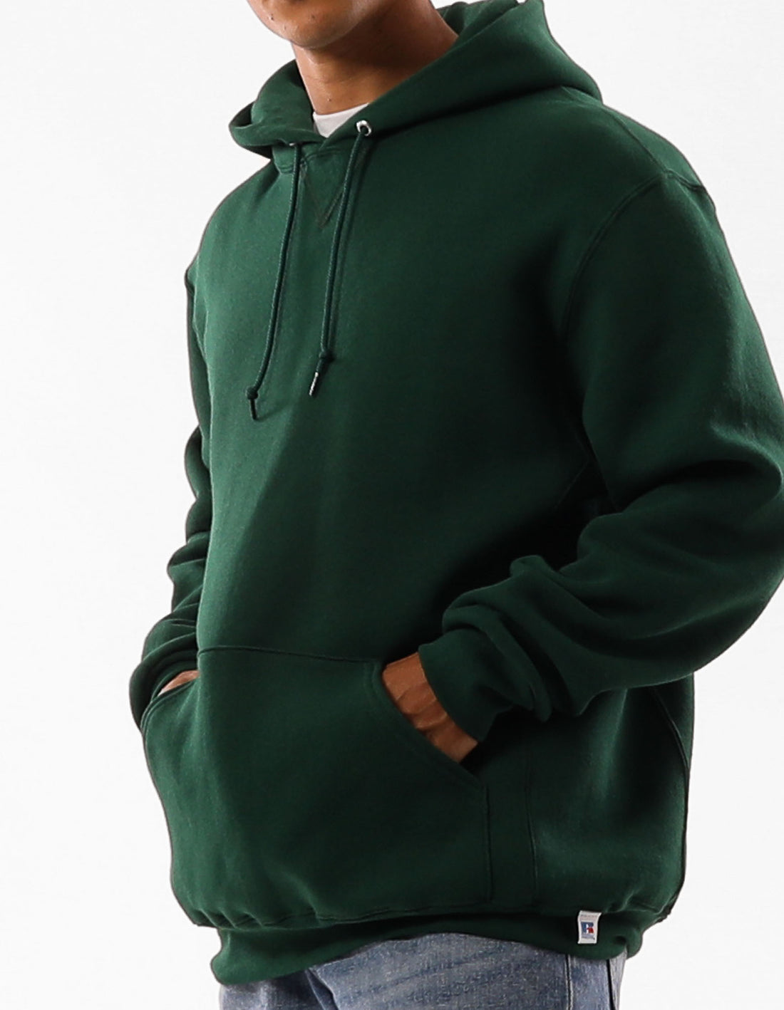 Dark Green Russell Athletic Unisex Dri Men Hoodie | 31ZXYNPSM