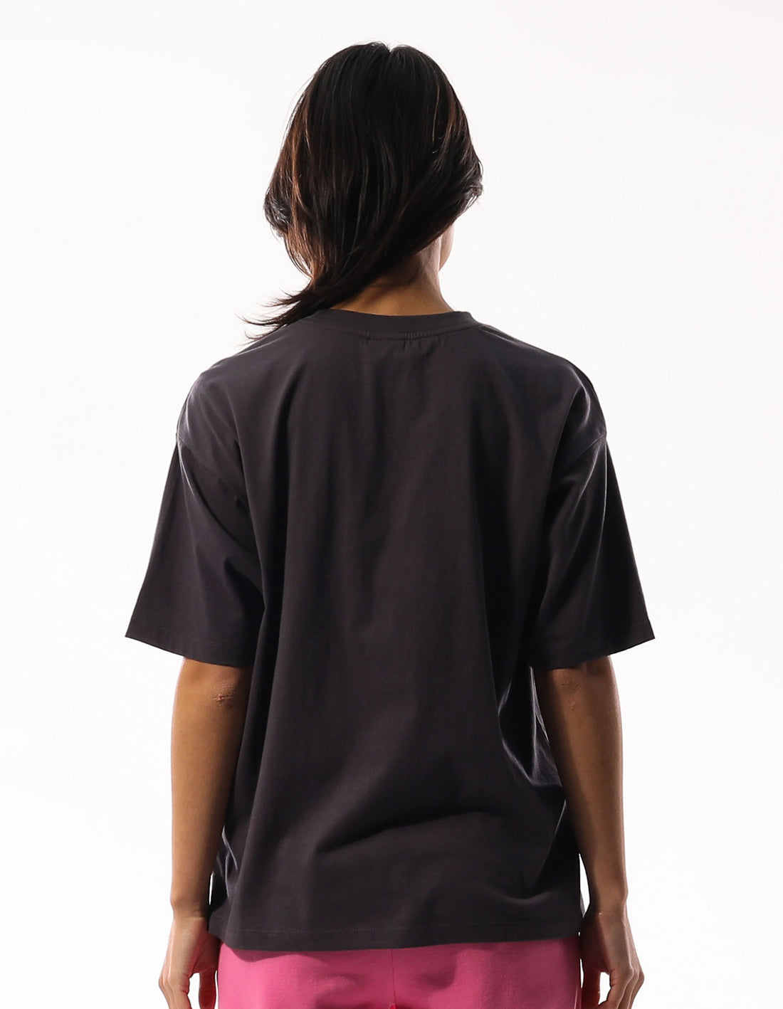 Dark Grey Russell Athletic Annie Oversized Women T Shirts | 36COGWQUF