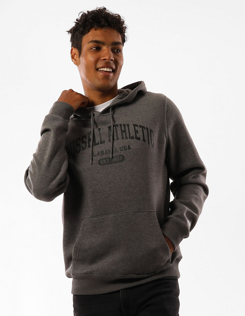 Dark Grey Russell Athletic Originals Heritage Men Hoodie | 20PLESZFA