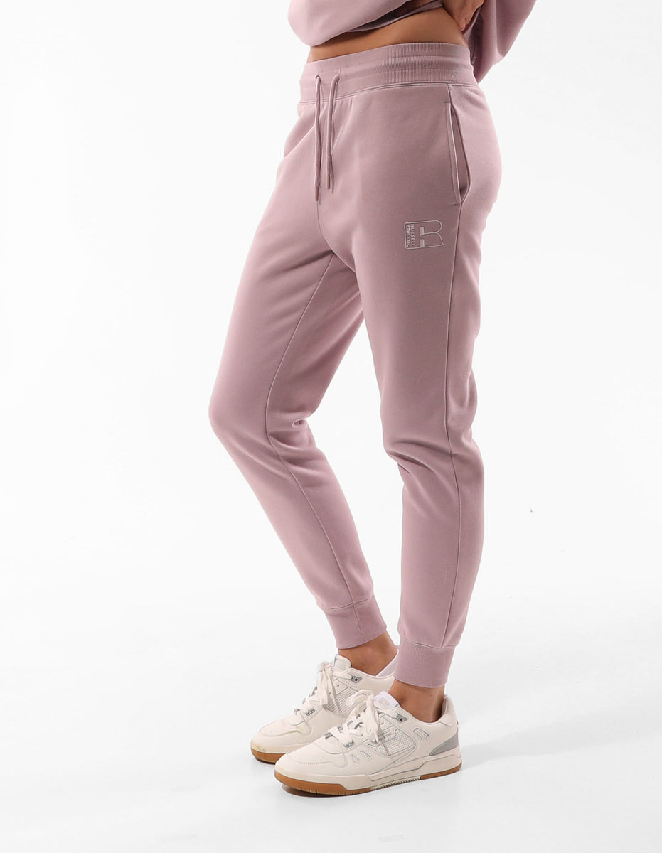 Fuchsia Russell Athletic Corp Inlay Logo Women Track pants | 46NDGWUEZ