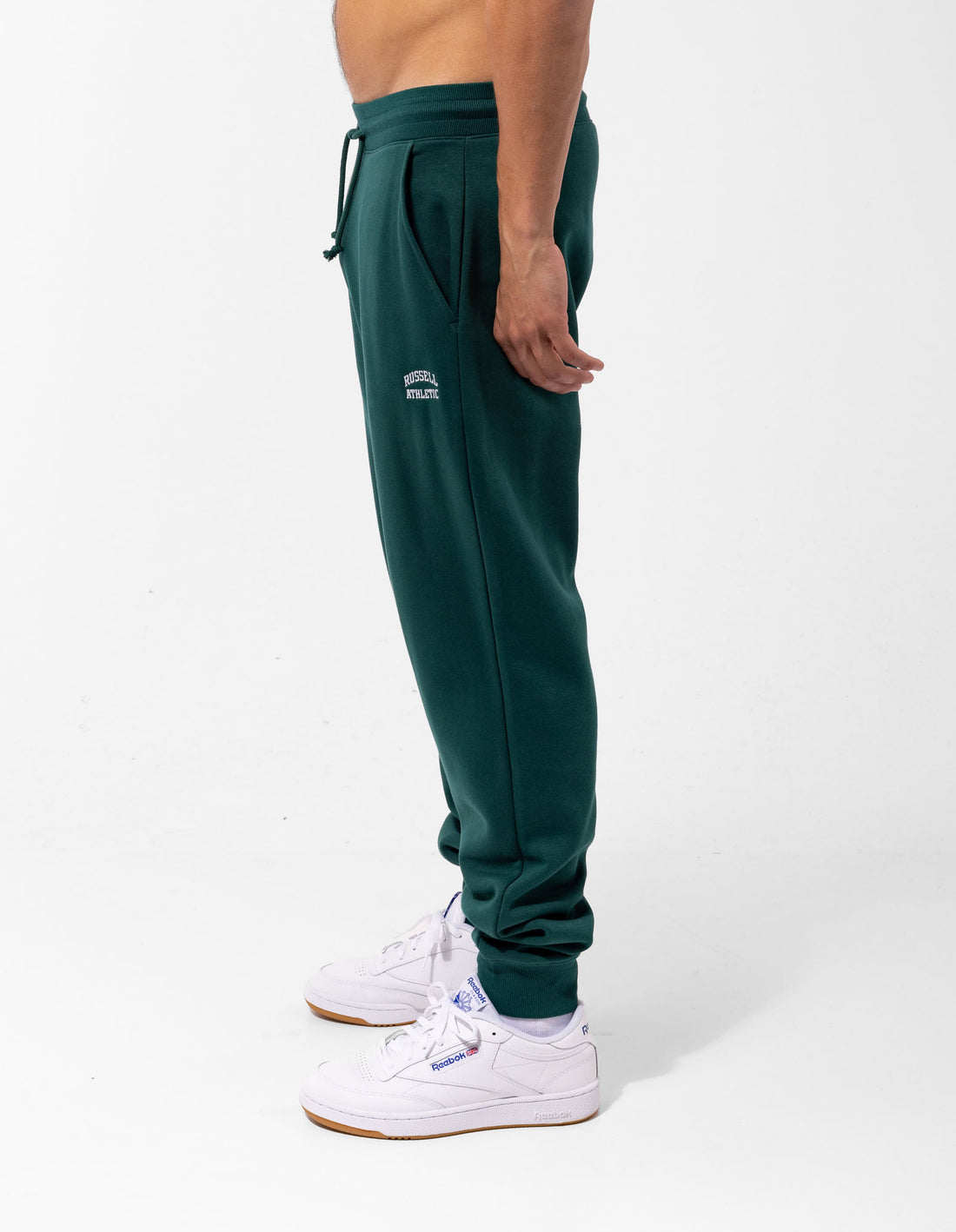 Green Russell Athletic Originals Small Arch Cuff Men Track pants | 97CRMGJFO