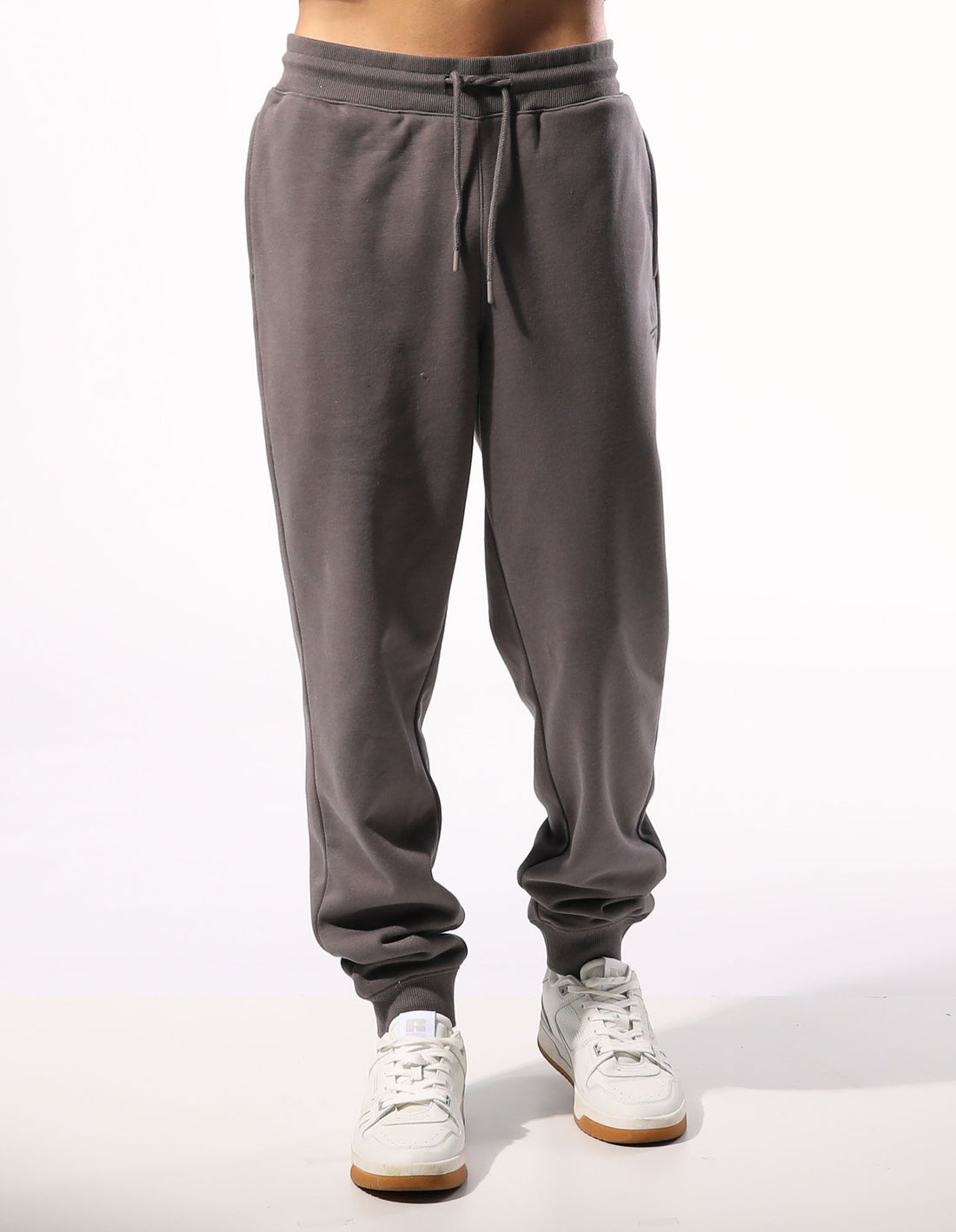 Grey Brown Russell Athletic Brooklyn Cuffed Men Track pants | 02VMDBTFK