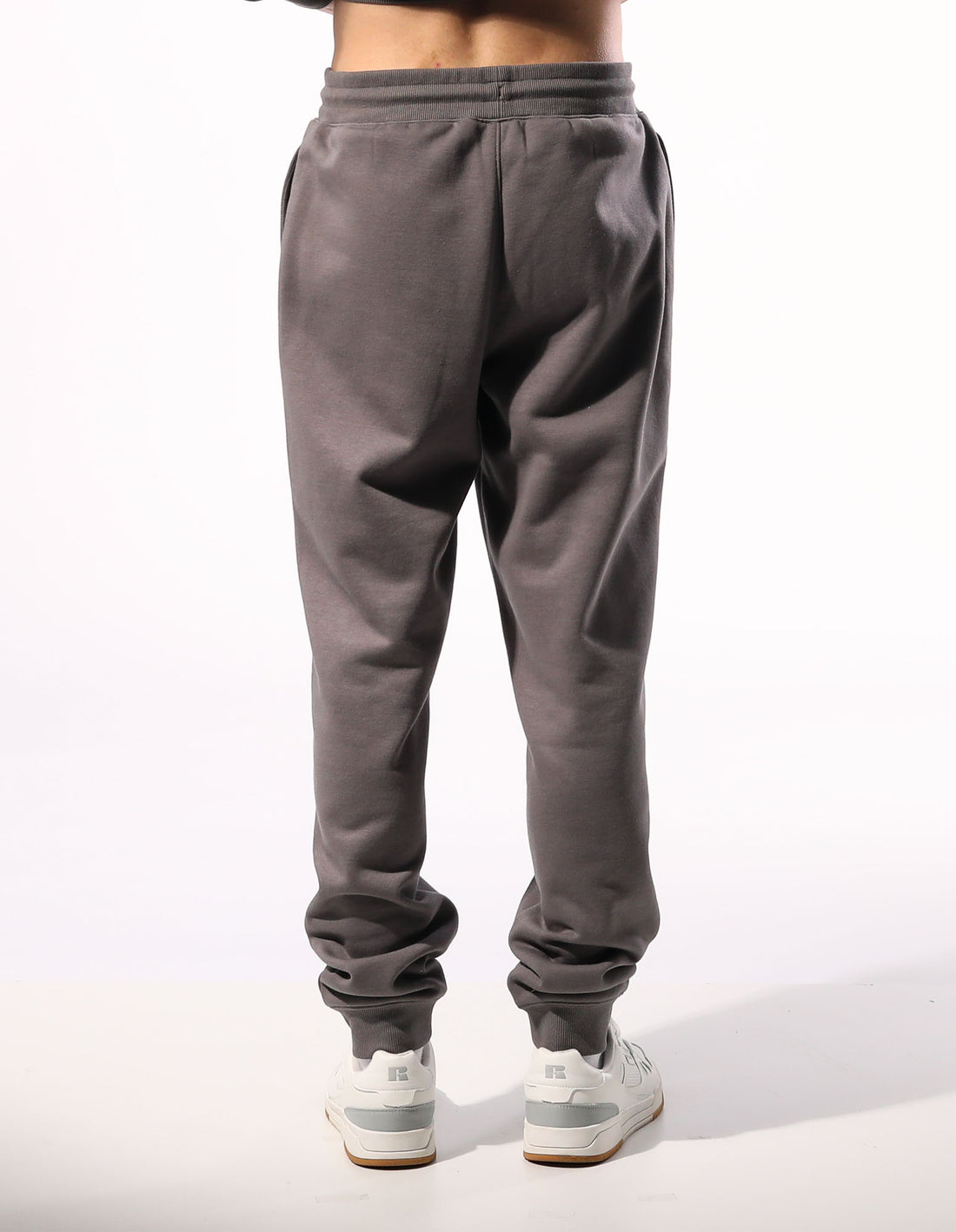 Grey Brown Russell Athletic Brooklyn Cuffed Men Track pants | 02VMDBTFK