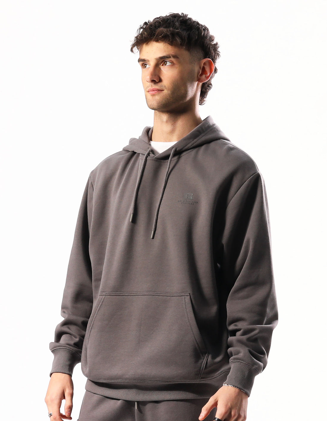 Grey Brown Russell Athletic Brooklyn Men Hoodie | 27MWBZPSR