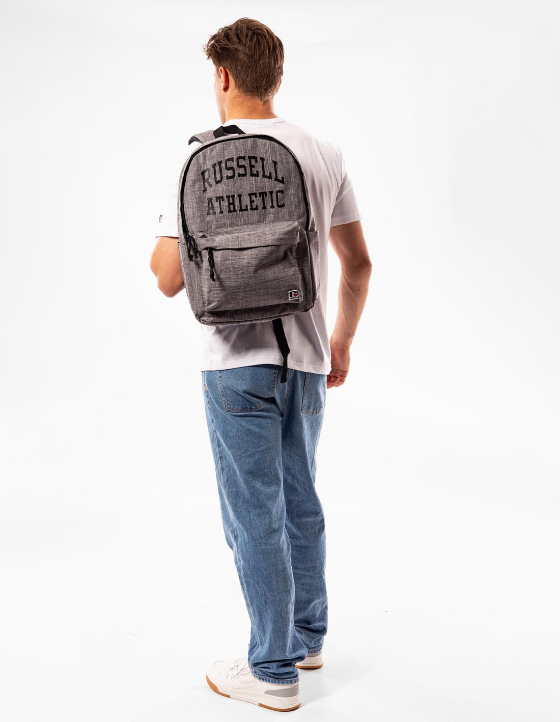 Grey Russell Athletic Arched Accessories Bags & Backpacks | 17EKYXDRB