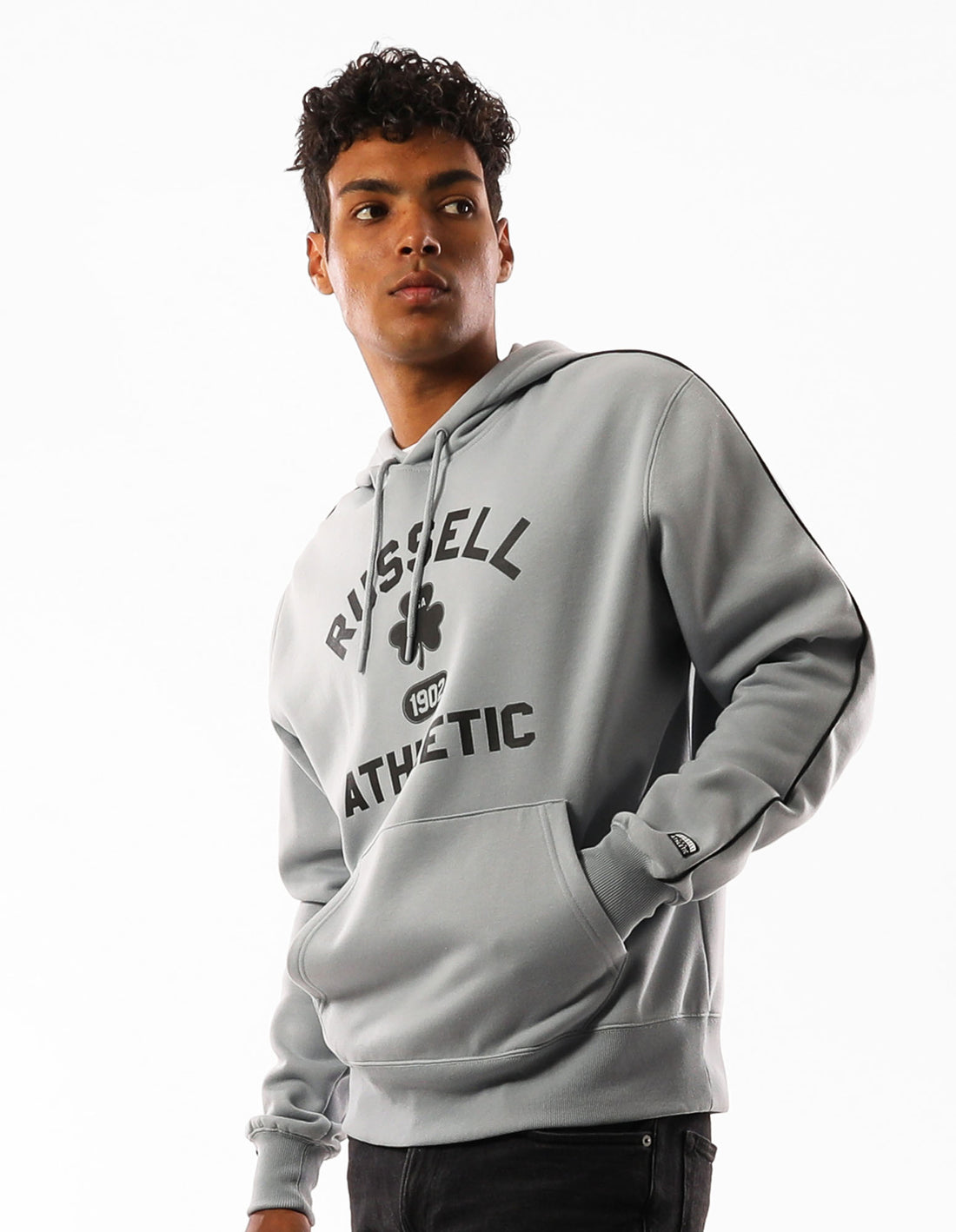 Grey Russell Athletic Lexington Men Hoodie | 95YWGRCPE